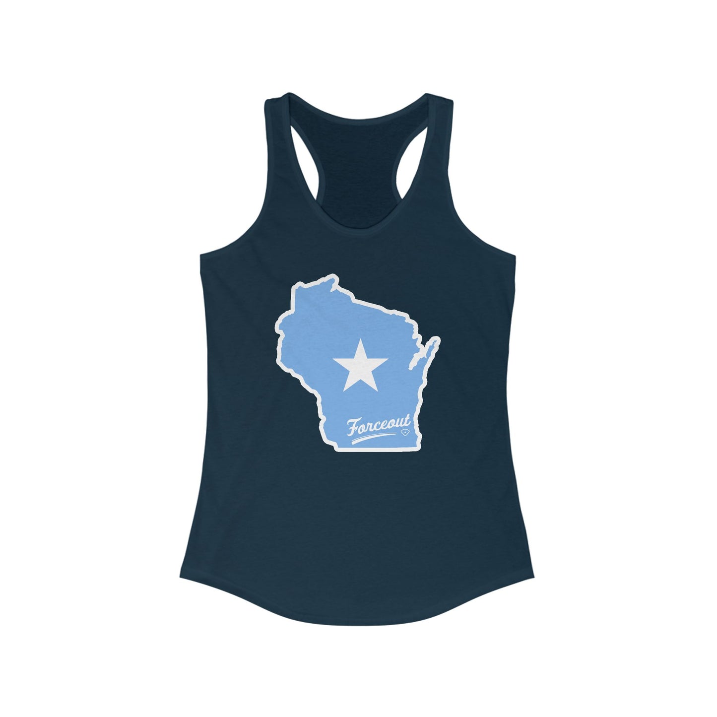 Women's Forceout Wisconsin Logo Tank Top