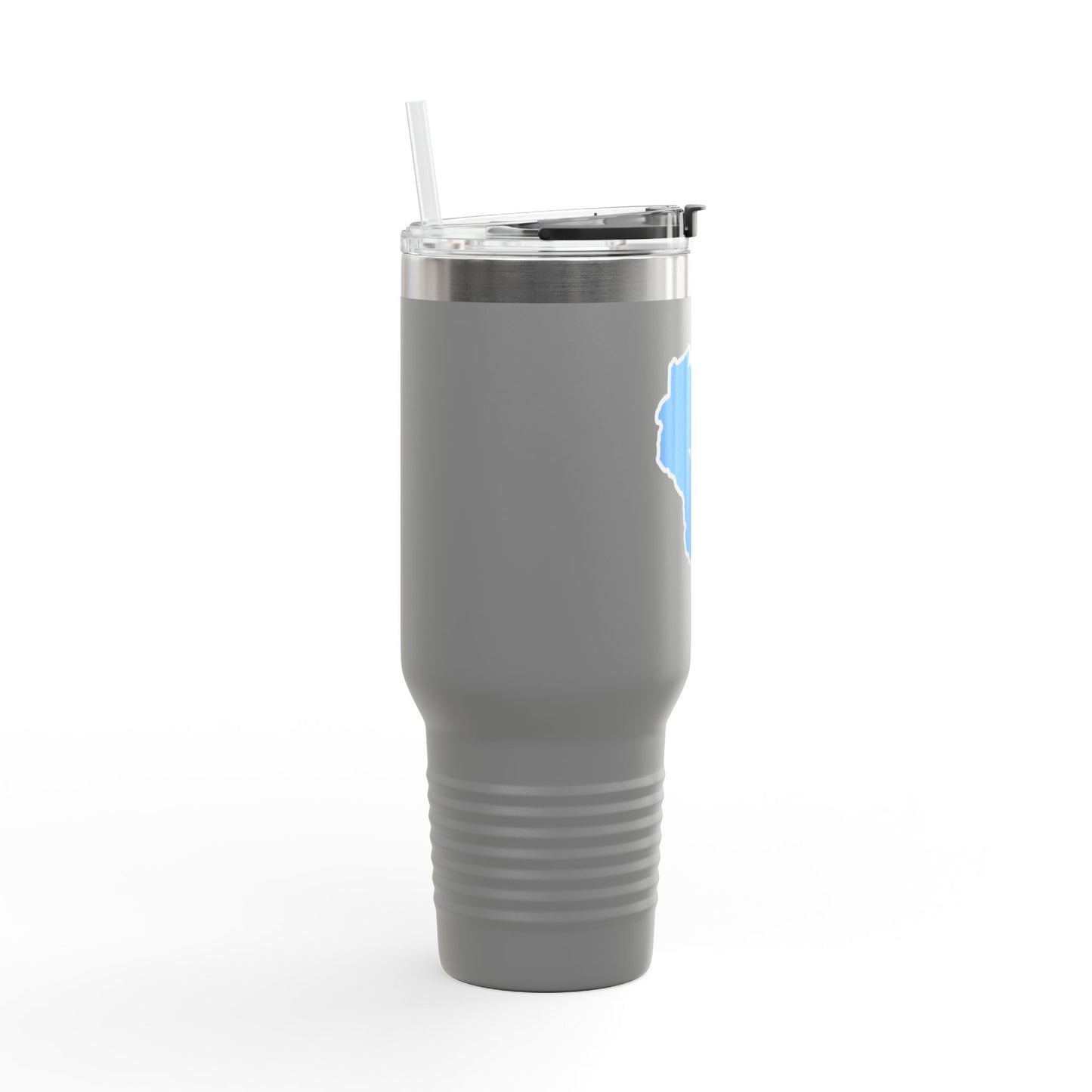 Insulated Travel Mug with Wisconsin Design, 40oz Travel Cup, Perfect Gift for Coffee Lovers, Hydration on the Go, Unique Kitchen Accessory