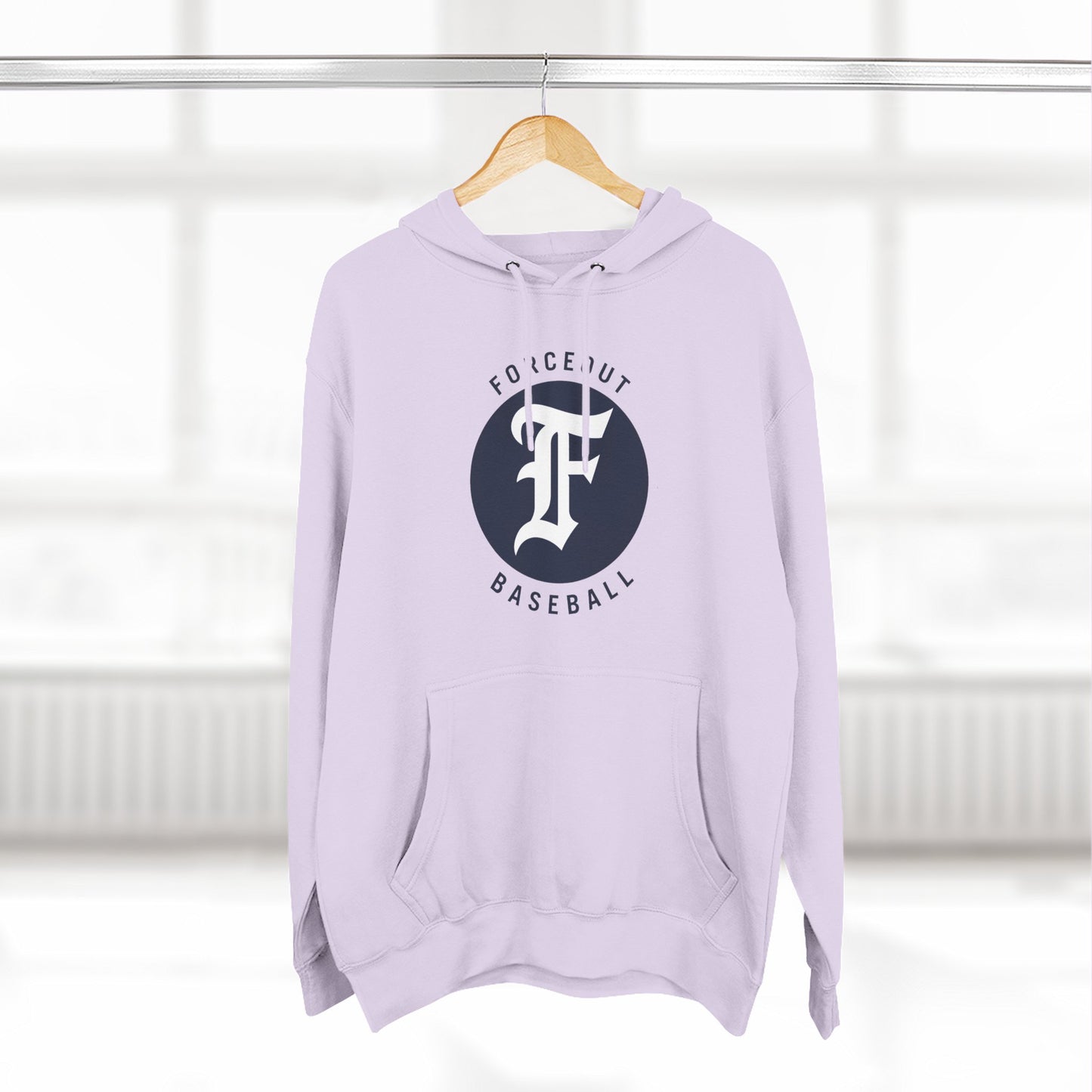 Adult Forceout Baseball Hoodie — Vintage 'F' Logo Pullover