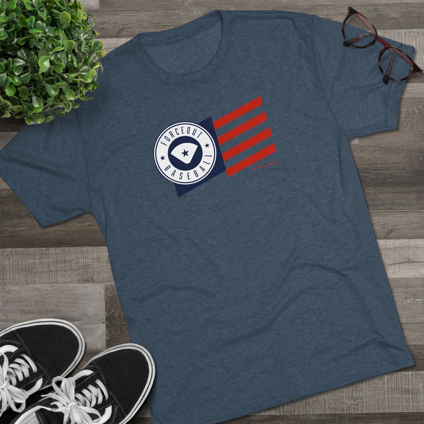 Unisex Tri-Blend Forceout Freedom Crew Tee