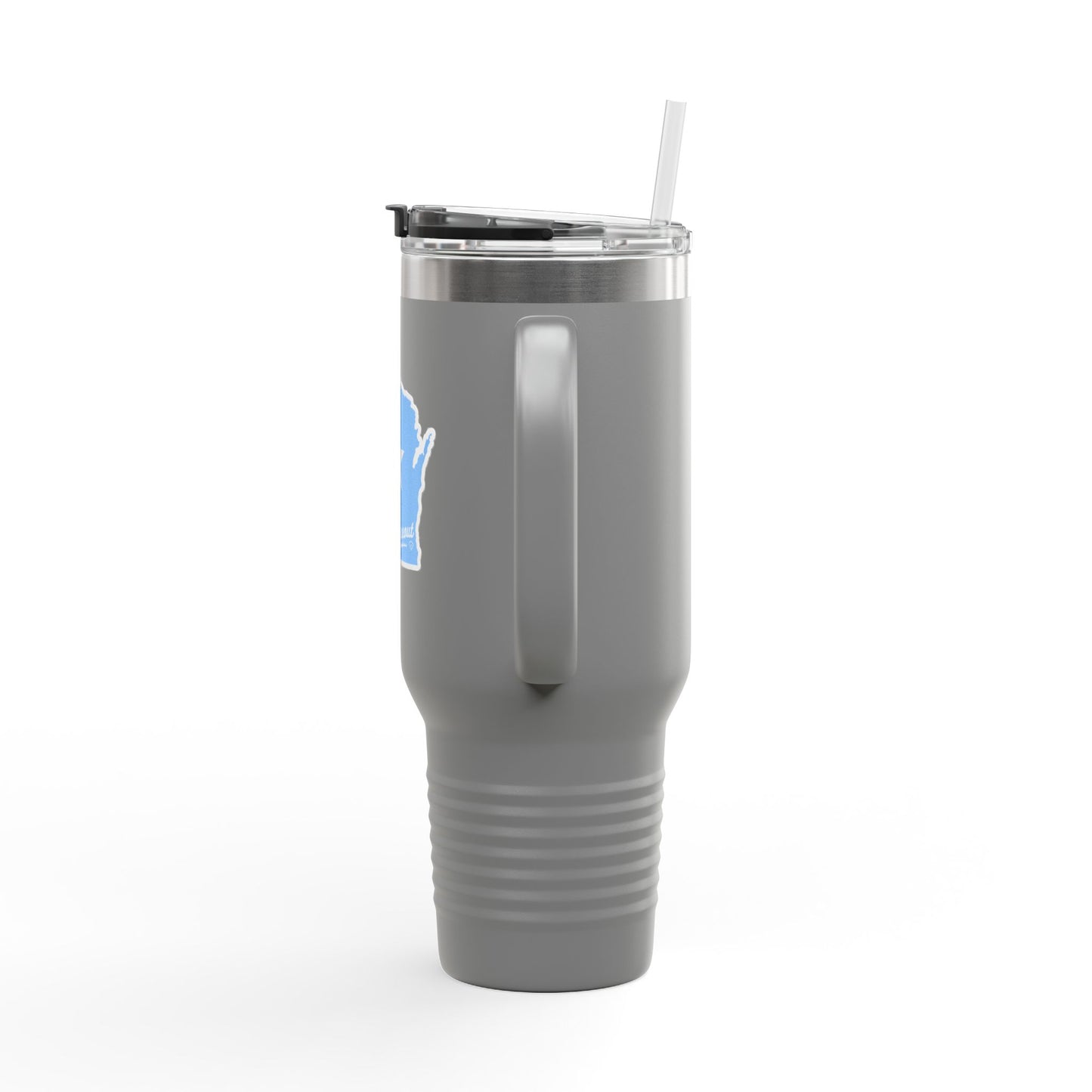 Insulated Travel Mug with Wisconsin Design, 40oz Travel Cup, Perfect Gift for Coffee Lovers, Hydration on the Go, Unique Kitchen Accessory