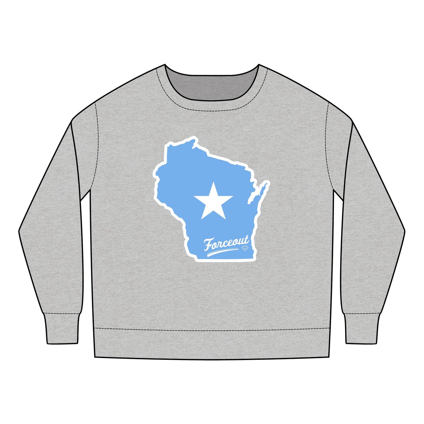 Toddler Sweatshirt - Wisconsin Forceout Logo
