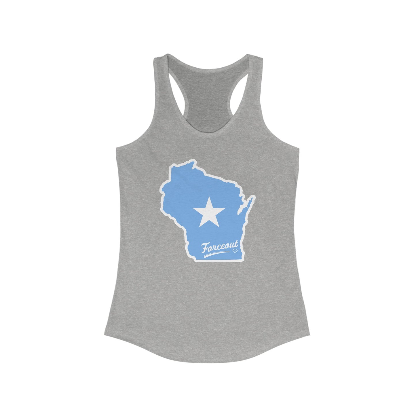 Women's Forceout Wisconsin Logo Tank Top