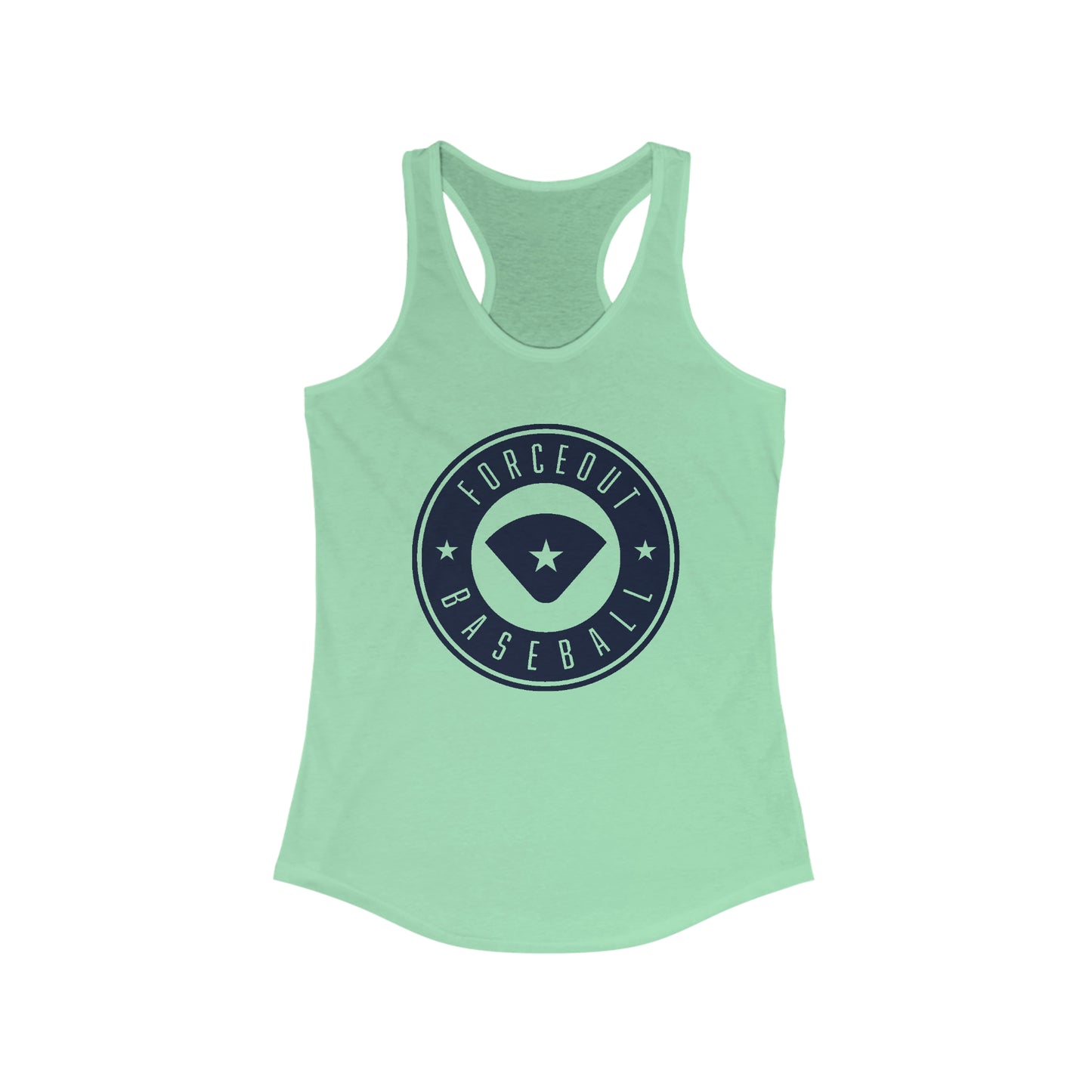 Women's Tri-Blend Forceout Baseball Racerback Tank - Slim Fit