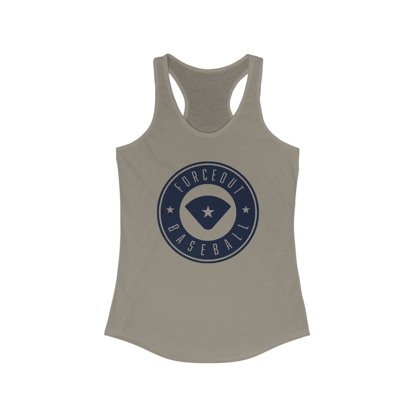 Women's Tri-Blend Forceout Baseball Racerback Tank - Slim Fit