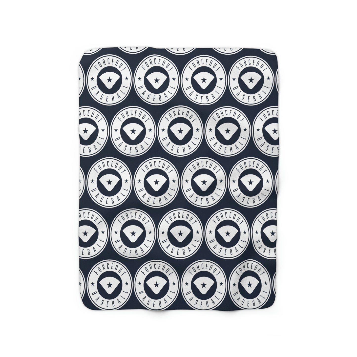Forceout Baseball Sherpa Fleece Blanket
