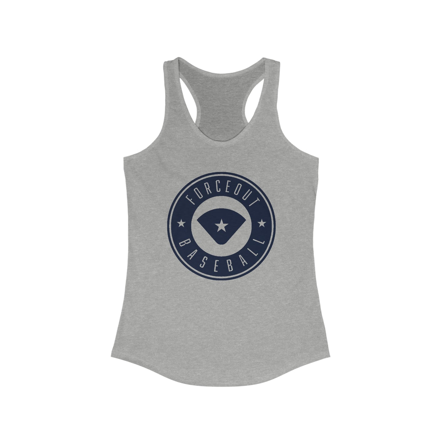 Women's Tri-Blend Forceout Baseball Racerback Tank - Slim Fit