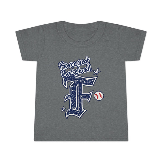 Toddler Baseball T-Shirt — 'Foxcourt Baseball' Graphic Tee