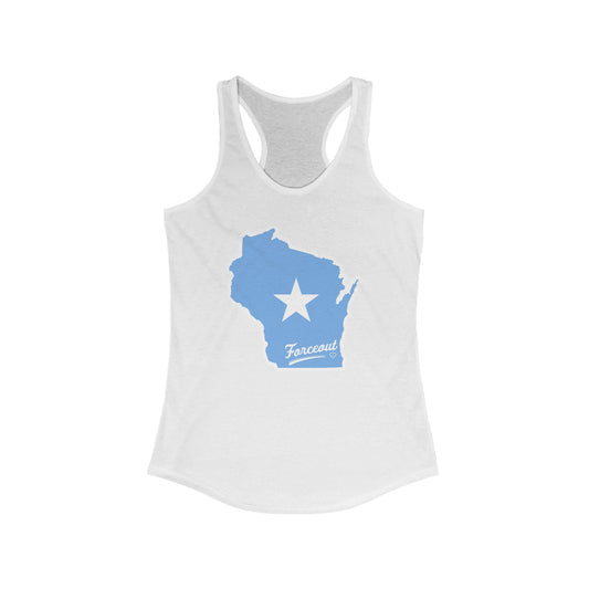 Women's Forceout Wisconsin Logo Tank Top