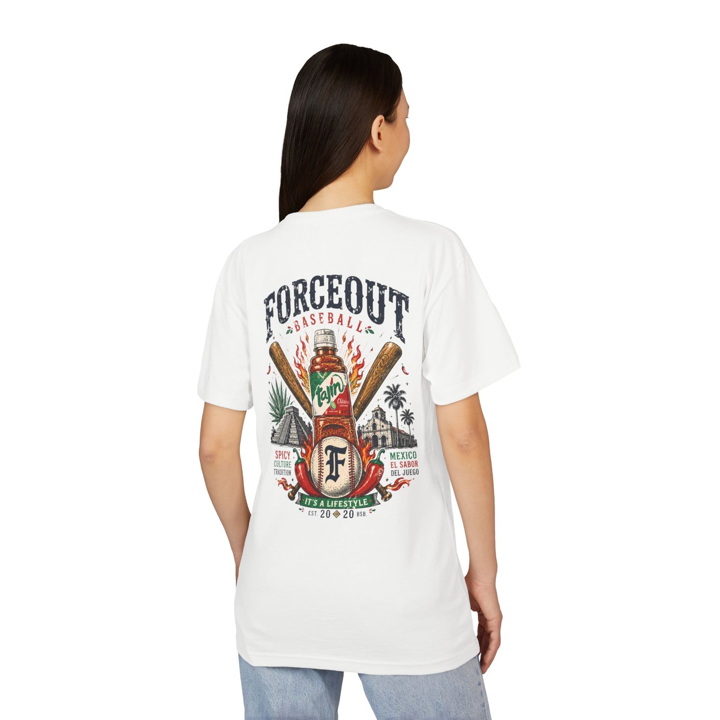 Forceout Golf Chest Logo T-Shirt — Vintage Baseball Design