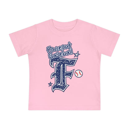 Baby Baseball T-Shirt – 'Forceout Baseball' Graphic Tee for Infant Players & Fans