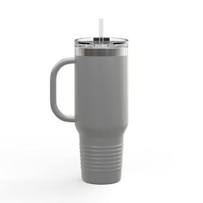 Insulated Travel Mug with Wisconsin Design, 40oz Travel Cup, Perfect Gift for Coffee Lovers, Hydration on the Go, Unique Kitchen Accessory