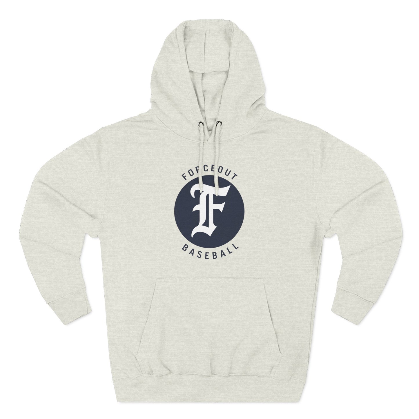 Adult Forceout Baseball Hoodie — Vintage 'F' Logo Pullover