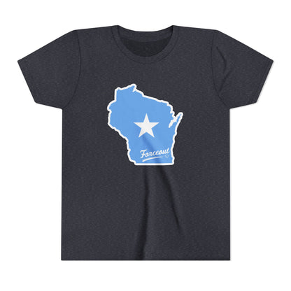 Youth Tee with Wisconsin Forceout Star Design