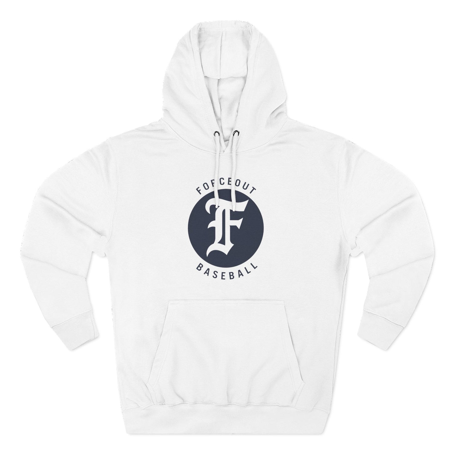 Adult Forceout Baseball Hoodie — Vintage 'F' Logo Pullover