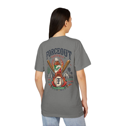 Forceout Golf Chest Logo T-Shirt — Vintage Baseball Design