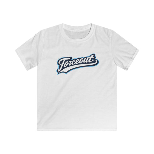 Kids Tee — 'Forcecut' Retro Script Logo Youth T-Shirt