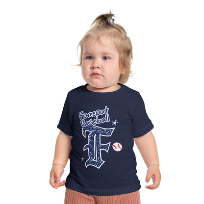 Baby Baseball T-Shirt – 'Forceout Baseball' Graphic Tee for Infant Players & Fans