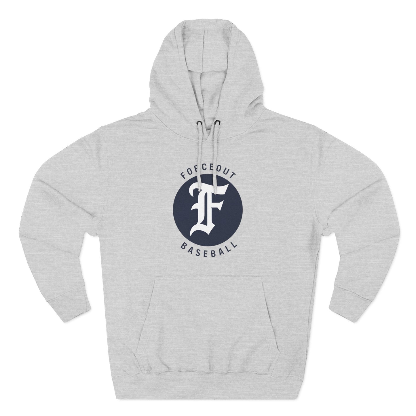 Adult Forceout Baseball Hoodie — Vintage 'F' Logo Pullover