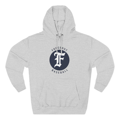Adult Forceout Baseball Hoodie — Vintage 'F' Logo Pullover