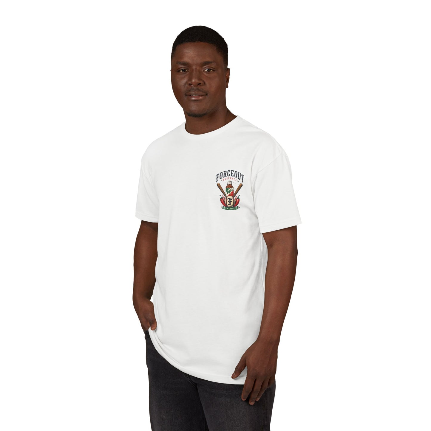 Forceout Golf Chest Logo T-Shirt — Vintage Baseball Design