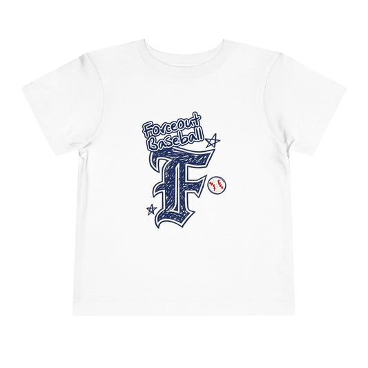 Toddler Baseball Tee — "Forceout Baseball" Graphic Kids T‑Shirt