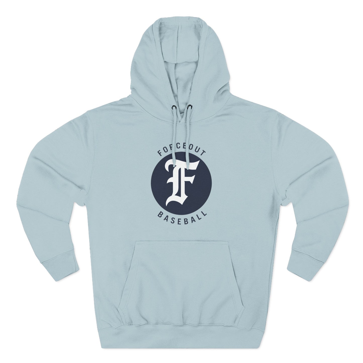 Adult Forceout Baseball Hoodie — Vintage 'F' Logo Pullover