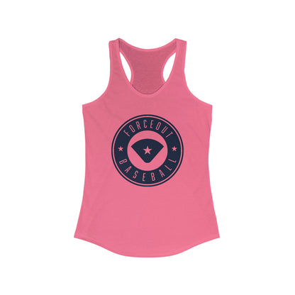 Women's Tri-Blend Forceout Baseball Racerback Tank - Slim Fit