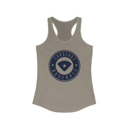 Women's Tri-Blend Forceout Baseball Racerback Tank - Slim Fit